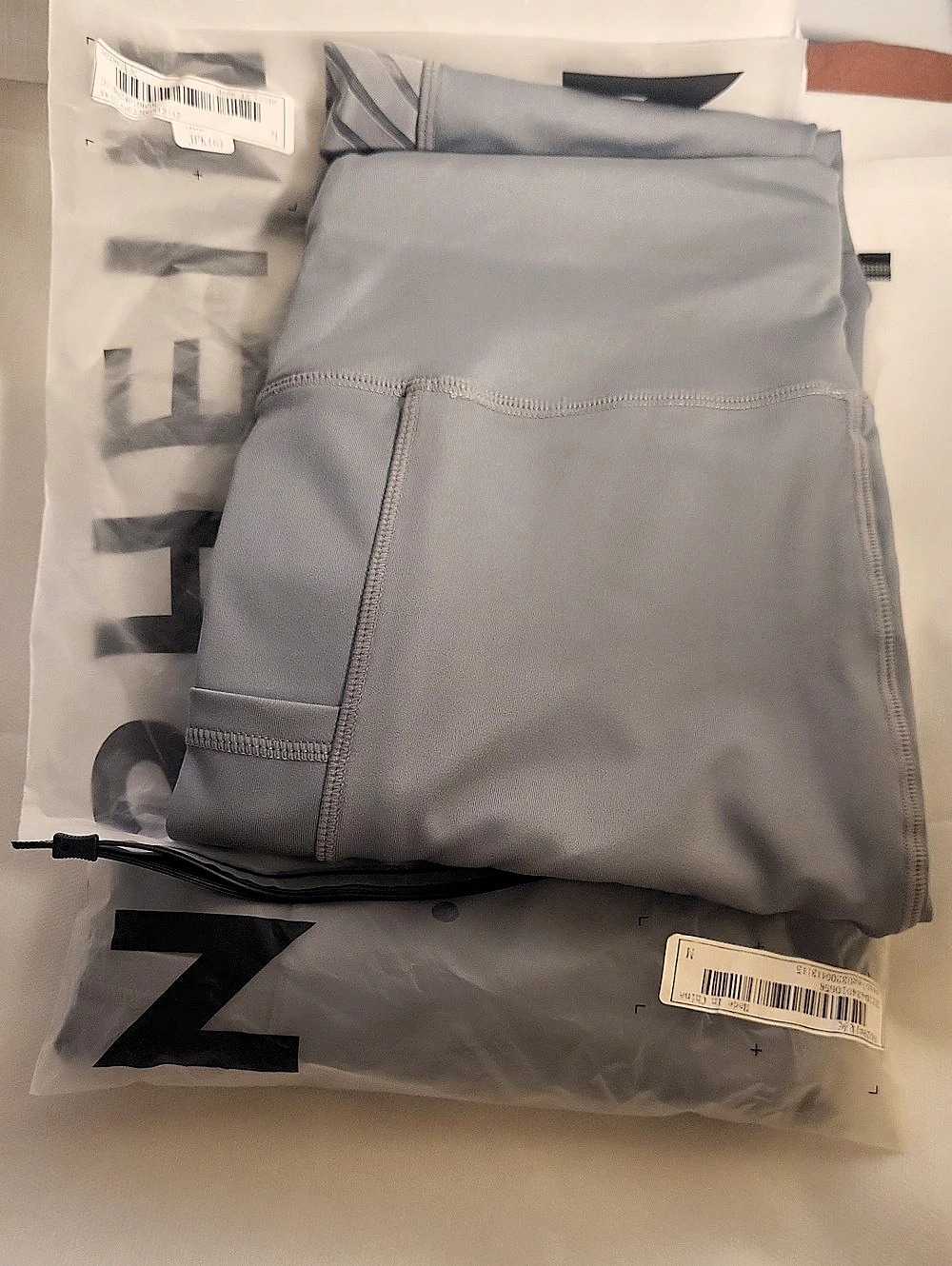 SHEIN Sports Side Stripe Tummy Control Sports Leggings Gray Leggings. $9 Each